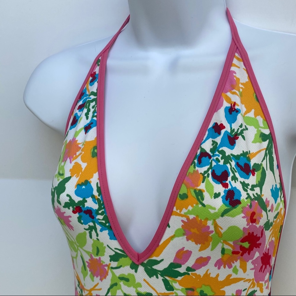 One Piece Deep V neck backless Swimsuit Small - Picture 9 of 15